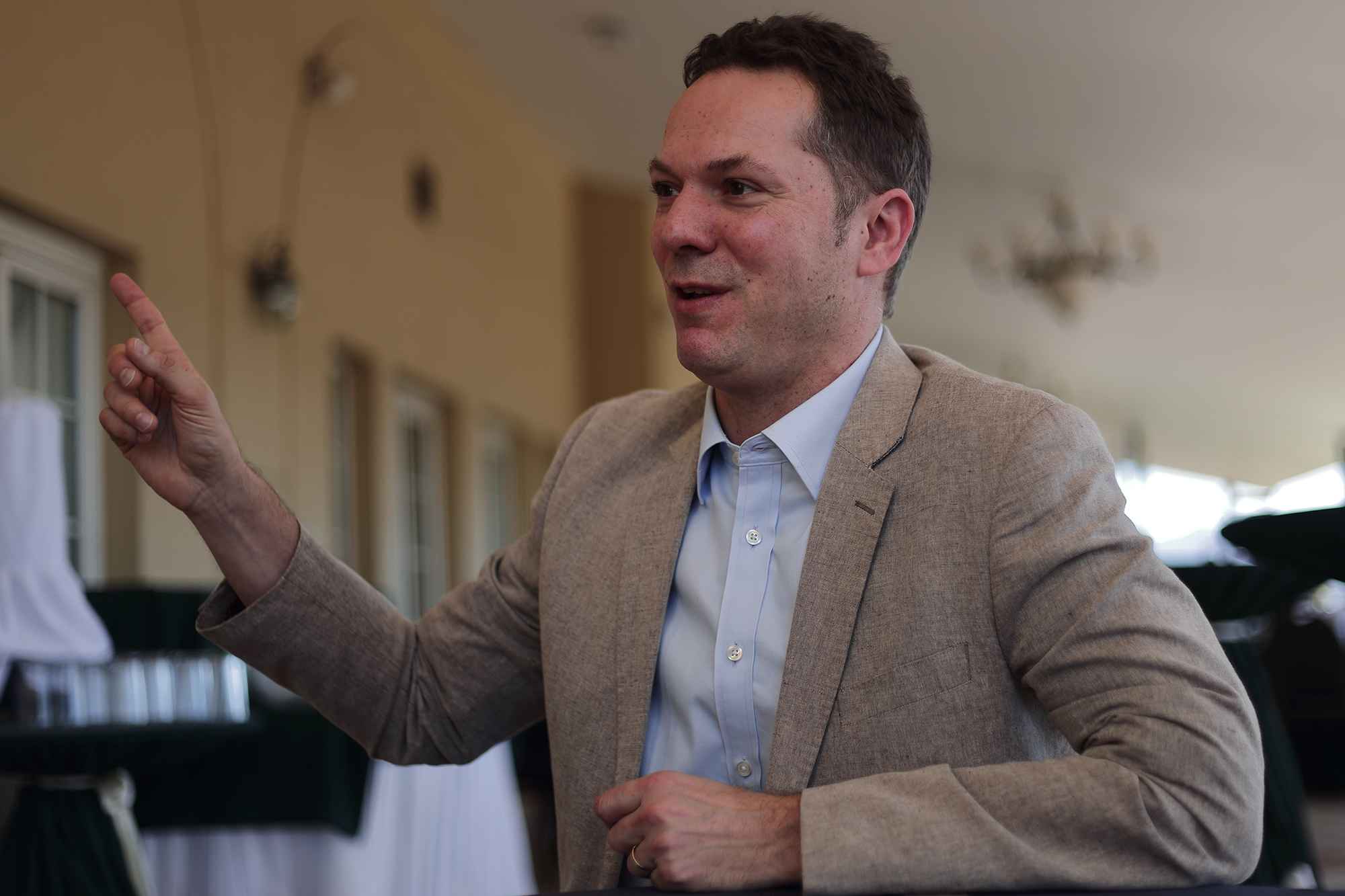 Ivan Briscoe, director del Programa para América Latina del International Crisis Group. Foto Carlos Barrera.