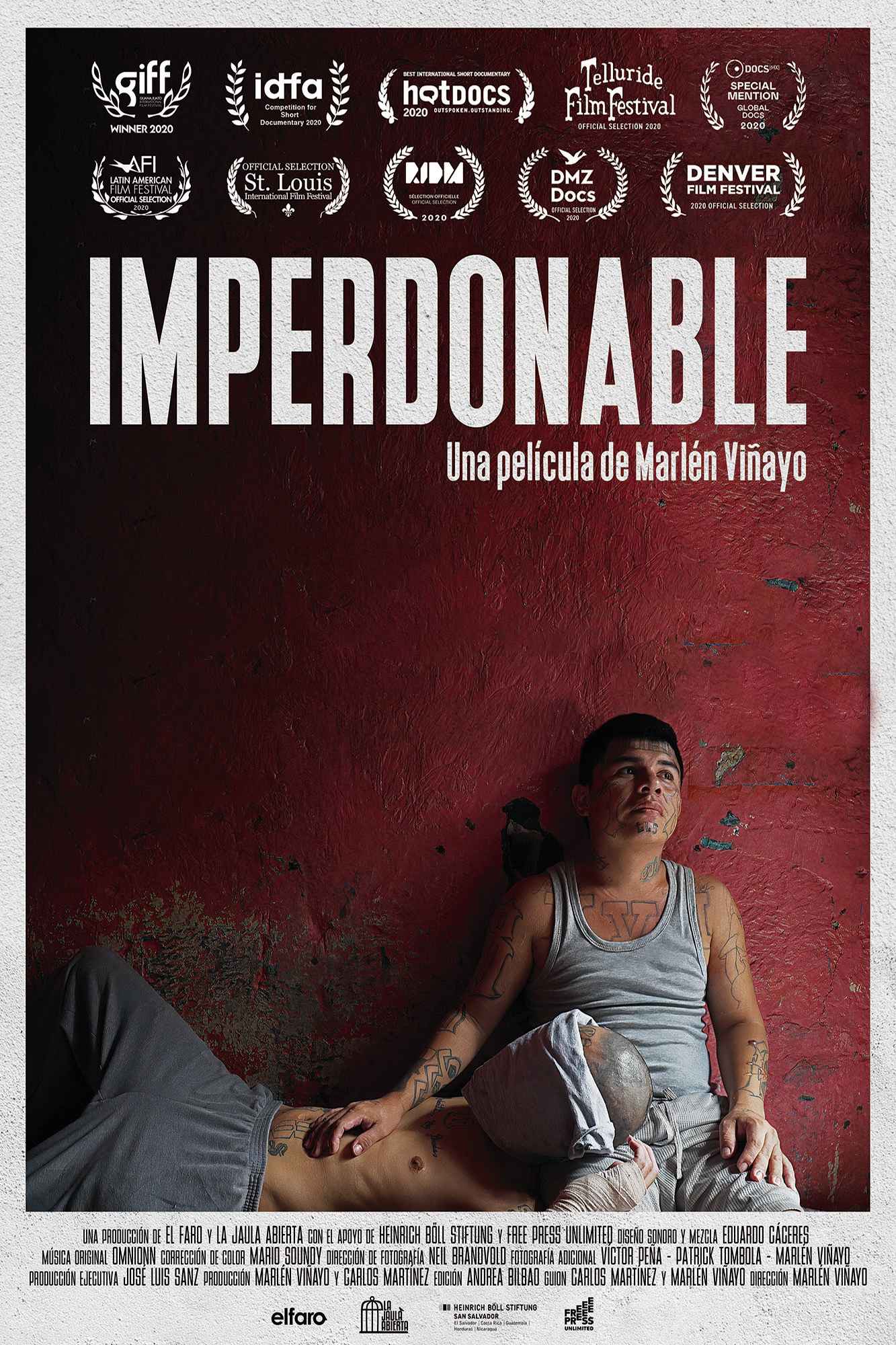 Poster del documental Imperdonable. 