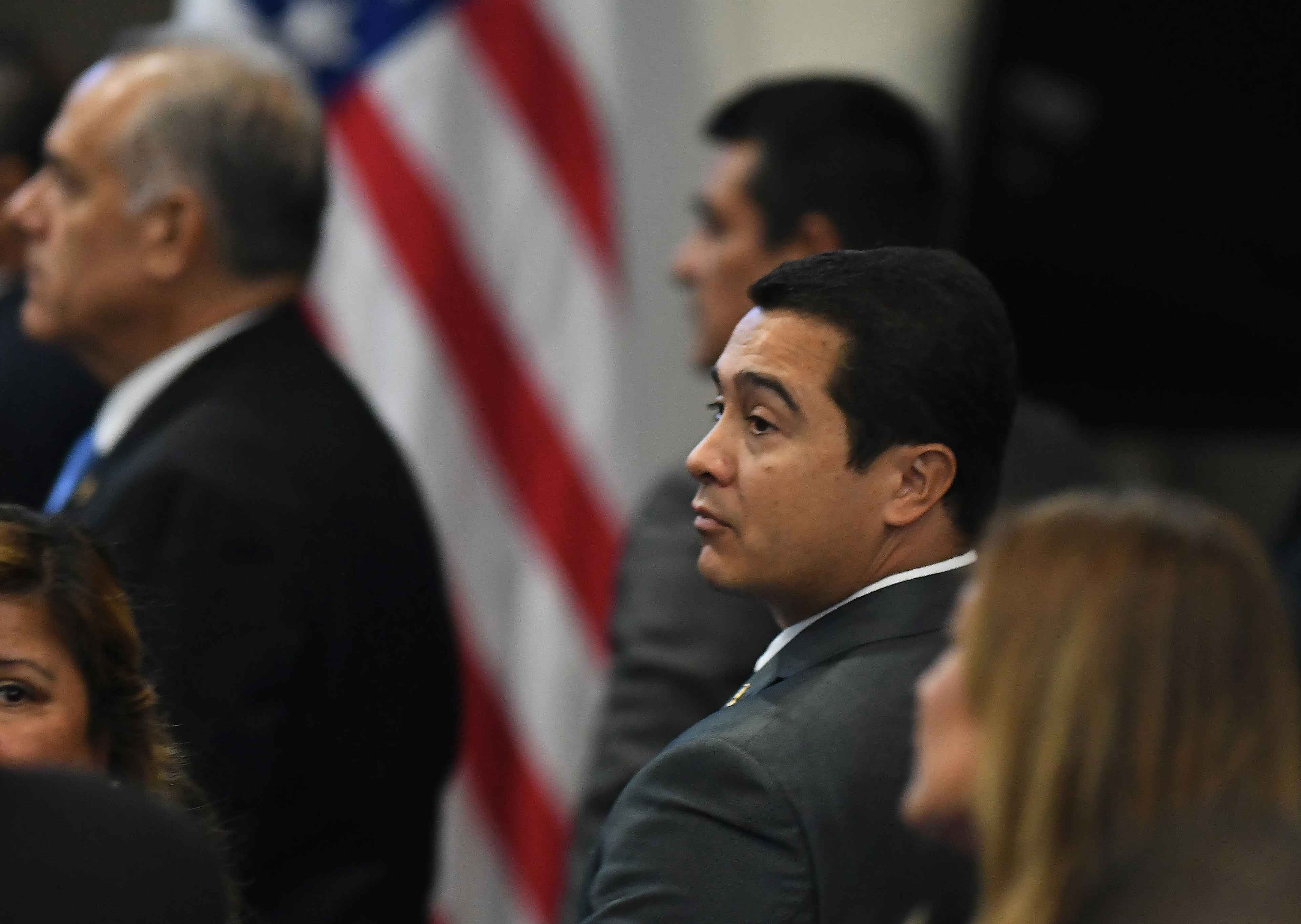 Picture of Juan Antonio "Tony" Hernández taken in September 2017, when he was still a deputy for the National Party. Tony, the brother of former President of Honduras Juan Orlando Hernández, was arrested on Nov. 23, 2018 in Miami by U.S. authorities, and was later sentenced to life in prison for drug trafficking. Photo Orlando Sierra/AFP